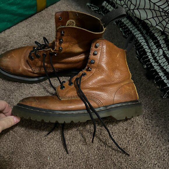 Dr. Martens Hadley 8 Eye Work Boot Tobacco Leather Men\'s‎ 8 main image 5